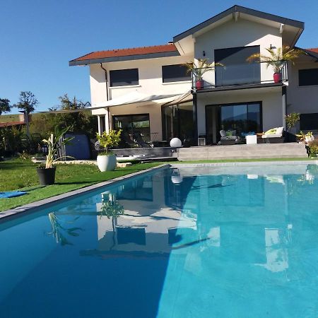 Chambres, Cuisine, Piscine, Spa, Billards, Airhockey, Nature Fillinges Zewnętrze zdjęcie