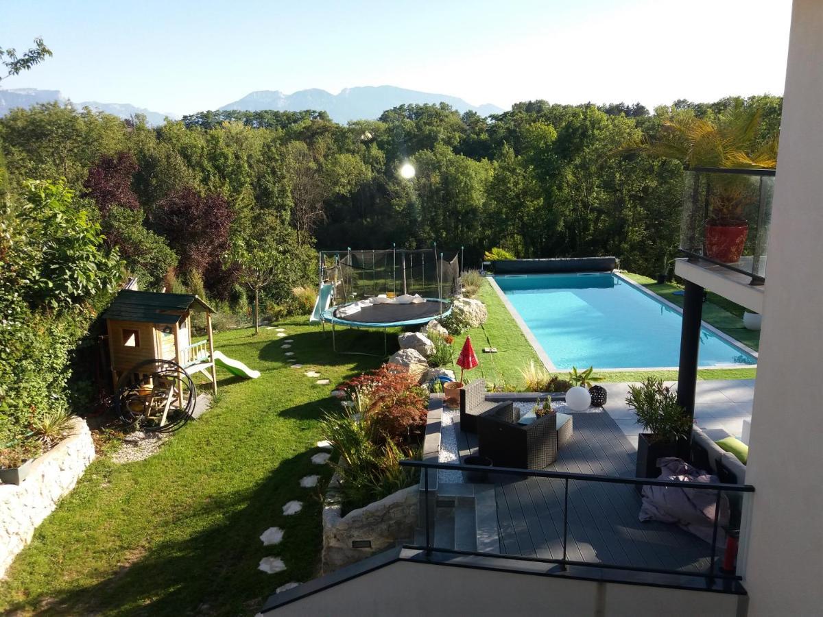 Chambres, Cuisine, Piscine, Spa, Billards, Airhockey, Nature Fillinges Zewnętrze zdjęcie