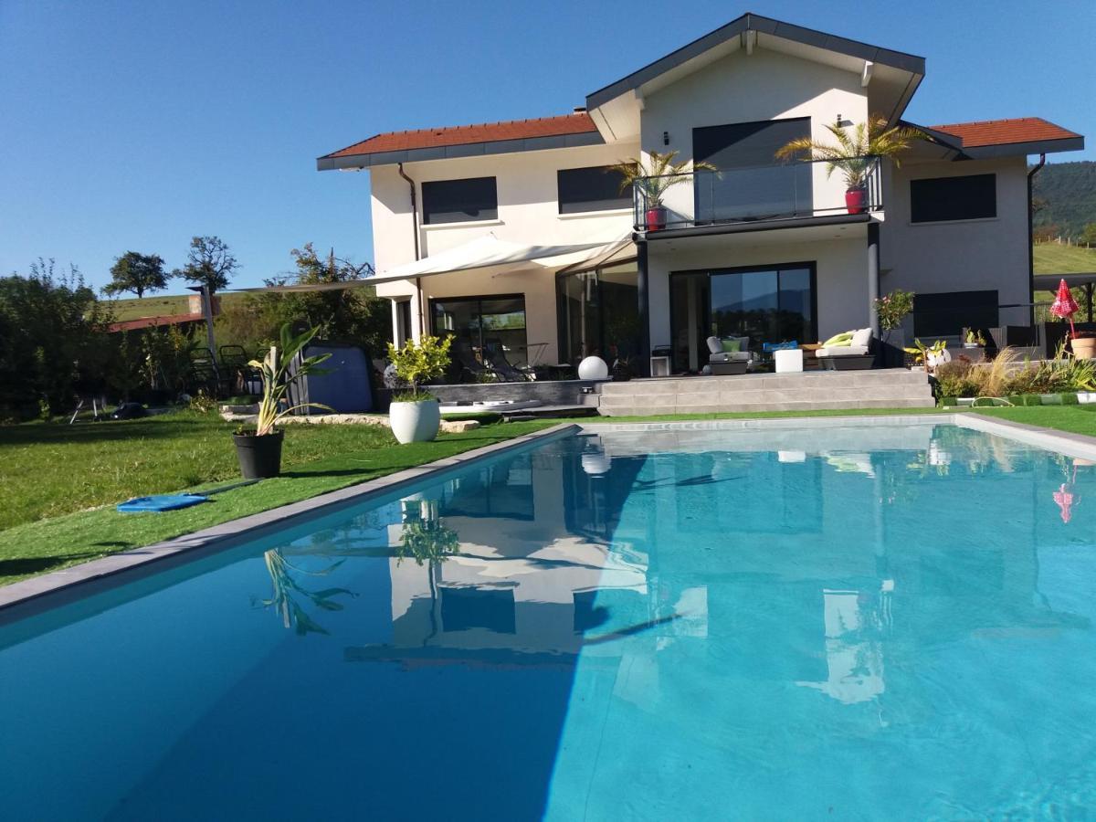 Chambres, Cuisine, Piscine, Spa, Billards, Airhockey, Nature Fillinges Zewnętrze zdjęcie